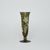 Egermann: Vase Green Stain, 18 cm, Crystal Glasses Egermann