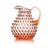 Crystal Jug 2000 ml, Rosalin - Polka Dot, Kvetna 1794 Glassworks