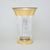 Křišťálová váza Romantic Tulipán, v: 255 mm, Zlato, Aleš Zvěřina - AZ Design