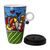 Mug with lid Romero Britto - Love, 0,5 l, Fine Bone China, Goebel