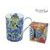 Hrnek 360 ml, V. van Gogh, Kosatce, kostní porcelán Carmani