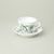 Cup and saucer A + A 0,08 l / 11 cm for mocca (espresso coffee), Original Green Onion pattern
