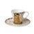 Coffee cup 350 ml and saucer Gustav Klimt - Der Kuss, Goebel porcelain