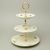 BERNADOTTE zámecká: Etažer 3 díl. 34 cm, Thun 1794, karlovarský porcelán, BERNADOTTE