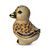 De Rosa - White Duck, 6 x 8 x 5 cm, Ceramic Figure, De Rosa Montevideo