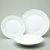 Plate set 12 pcs. for 4 pers. Thun 1794, karlovarský porcelán, Natálie green flowers