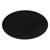 Bowl dish oval flat 40x26 cm, Glamorous Black 25677, Seltmann Porcelain