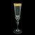 Astra Gold: Champagne glass 180 ml, 24,7 cm, crystal + gold, Adagio, Romance Golden Classic decor