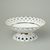 Fruit bow 24,5 cm on stand, Byzant 404b, White China Chodov