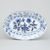 Dish oval flat 35 cm, Original Blue Onion pattern + platinum