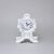 Josefina Clock 15,5 x 7 x 20 cm, Saxe, Clocks Royal Dux Bohemia