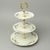 Cake stand 3 pcs. 34 cm, Thun 1794, karlovarský porcelán, BERNADOTTE ivory + flowers + gold line
