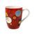 Mug Heavy Red 400ml, Fine Bone China, W. Kandinsky, Goebel