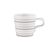 Espresso cup and saucer, No Limits 24943 Cream Lines, Seltmann Porcelain