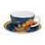 Cup and saucer Colori del tramonto 7 cm / 0,25 l, porcelain, Cats Goebel R.Wachtmeister