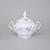 Gold line: Sugar bowl 0,3 l, Thun 1794 Carlsbad porcelain, BERNADOTTE roses