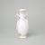 Secese vase 20,5 cm, white + gold, Royal Dux Bohemia