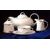 Tea set for 6 persons (15 Pcs), Achat 3830 Virtuoso, Tettau Porcelain