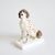 Pes sedící, 13 x 7 x 19 cm, Porcelánové figurky Gläserne Porzellanmanufaktur