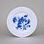 Talíř dezertní 21 cm, velká modrá květina, Český porcelán a.s.