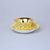 Cup 110 ml for tea + saucer 12,7 cm Windsor, Yellow + inside gold, Leander 1907 Loučky