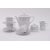 Tea set for 6 persons, Sabina, canvas, Leander 1907