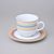 Opál 80110: Šálek vysoký čajový 230 ml a podšálek 155 mm, Thun 1794, karlovarský porcelán