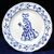 Plate dining 24 cm, Virgo, (wall plate too), Original Blue Onion Pattern