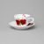 Cup + sacuer A + A 0,08 l / 11 cm espresso, Poppies, Český porcelán a.s.