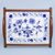 Cooking mat in wooden frame 37 x 30 cm (middle), Original Blue Onion Pattern