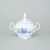 Sugar bowl 0,3 l, Thun 1794 Carlsbad porcelain, BERNADOTTE Forget-me-not-flower