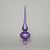 Christmas Tree Glass Tip 27 cm, Light Purple 1326, Bohemian hand made Christmas decorations