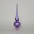 Christmas Tree Glass Tip 27 cm, Light Purple 1326, Bohemian hand made Christmas decorations