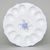 Egg tray round 26 cm for 12 eggs, Thun 1794 Carlsbad porcelain, BERNADOTTE Forget-me-not-flower