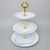 Cake stand 3 pcs. 34 cm, Thun 1794, karlovarský porcelán, OPÁL grass