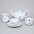 Čajová sada pro 6 osob, Rakouská házenka, Český porcelán a.s.