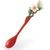 Joyful Magpie design sculptured porcelain spoon 13,5 cm, FRANZ Porcelain