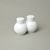 Salt and pepper shakers, Thun 1794, Catrin white