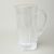 Astra Gold: Jug 1,2 l Brocca Timeless, italian glass, Golden Rim decor