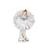 Dancer with lace 8 x 6 x 12 cm, Kurt Steiner, Porcelain Figures Unterweissbacher
