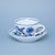 Cup and saucer C + C 250 ml / 15,5 cm for tea, Original Blue Onion Pattern, QII