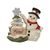Snowman figurine Let it Snow 13 / 8.5 / 12cm, stoneware, Goebel