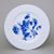 Plate dining 25,5 cm, blue flower, Cesky porcelan a.s.