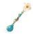 Van Gogh Almond flower design sculptured porcelain spoon 12 cm, FRANZ Porcelain