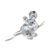Mouse 40 x 57 mm, Crystal Gifts and Decoration PRECIOSA