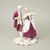 Taneční pár rokoko 16 x 13 x 23 cm, Purpur, Porcelánové figurky Duchcov (2.j.)
