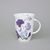 Sweet Pea (purple): Mug 400 ml, English Fine Bone China, Roy Kirkham