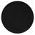 Bowl dish round flat 33 cm, Glamorous Black 25677, Seltmann Porcelain