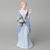 Lady with basket 10 x 11 x 28 cm, Porcelain Figures Duchcov