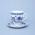 Blue Onion: Cup plus saucer Alexandria 0,3 l, Leander 1907